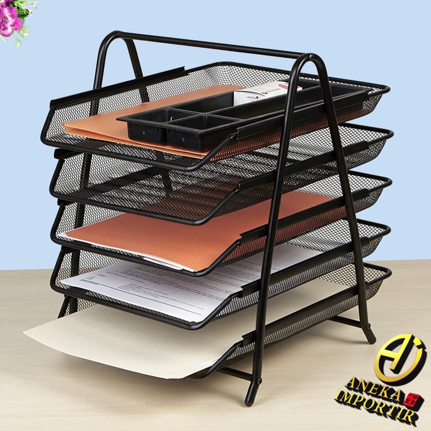 

Rak Kertas Dokumen Surat 5 Susun Paper Document Letter Tray Tier ART P5C5