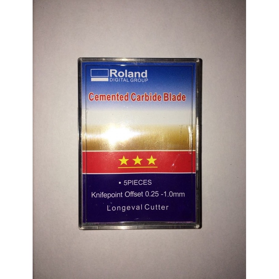 

Mata Pisau Mesin Cutting ROLAND 45 Degree isi 5 ART X4O1