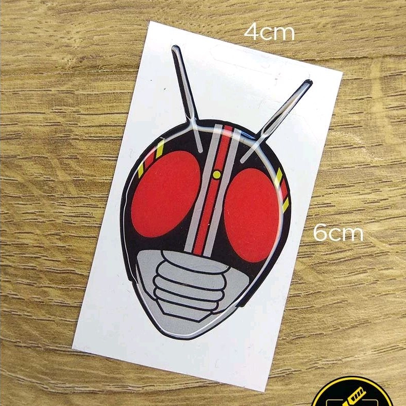 emblem sticker resin KAMEN RIDER BLACK