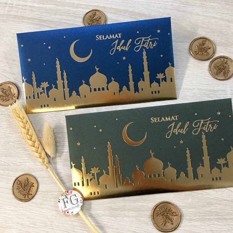 

Amplop Lebaran Idul Fitri Elegant Ramadhan Mosque 5pcs by fgpaper ART U4W5