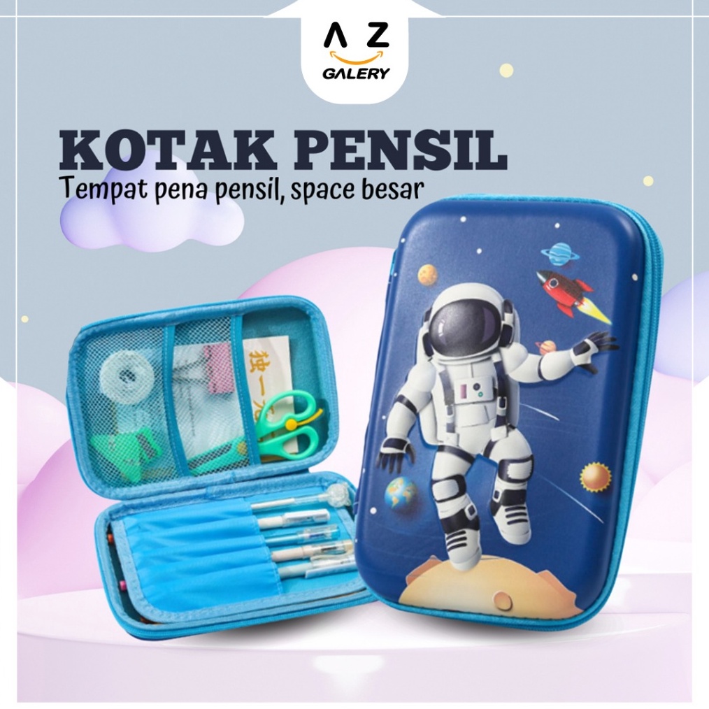 

Tempat Pensil Anak Sekolah TK SD Kotak Pensil Pulpen Besar Anak Perempuan Laki Laki Motif Karakter Waterproof Motif Timbul 3D Azgalery MK912 ART F9T5