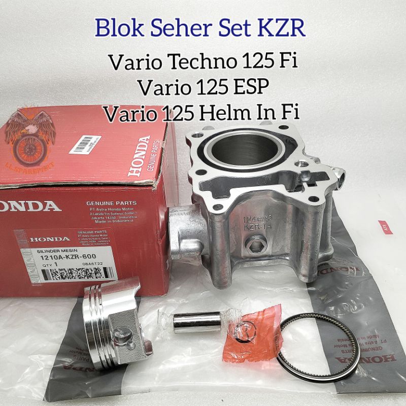 CYLINDER BLOK SEHER KZR VARIO TECHNO 125 VARIO 125 LED