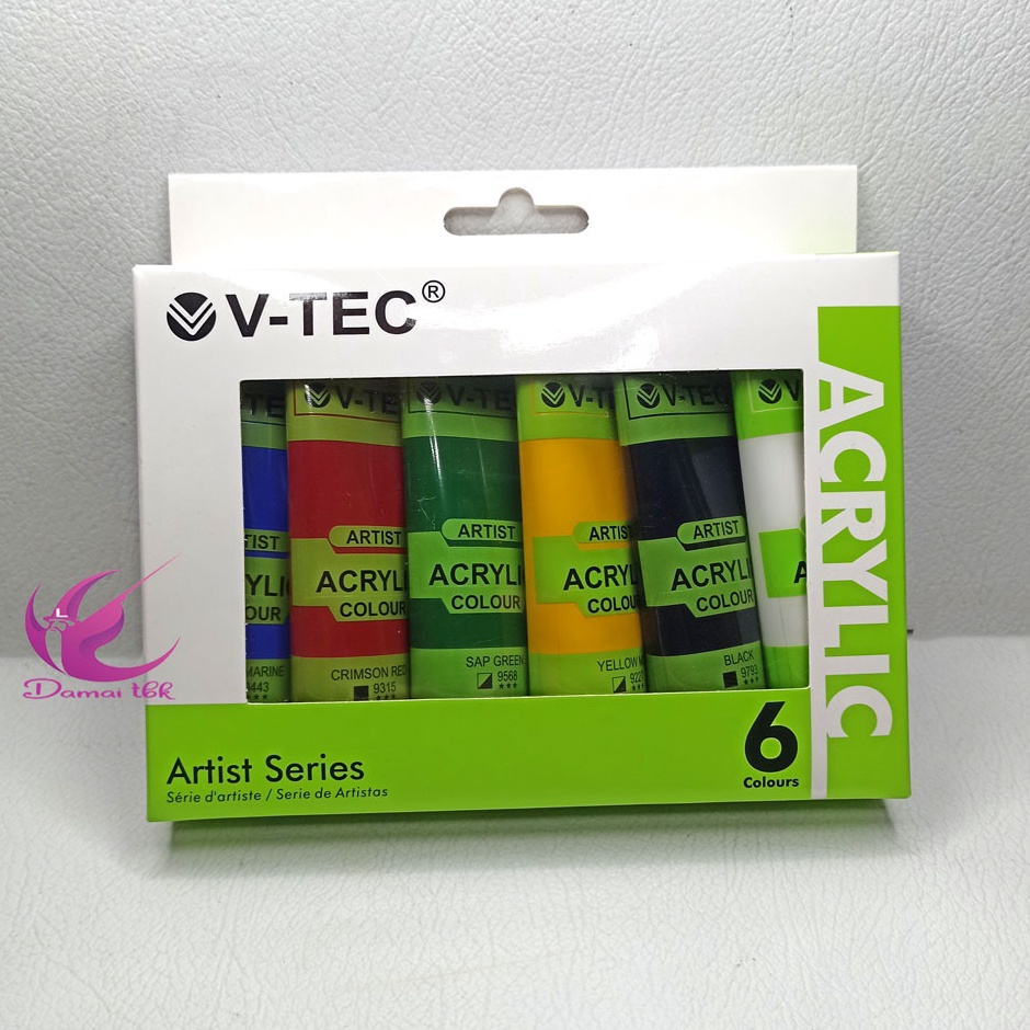 

Cat Acrylic VTec Acrylic Colours Set 6 Colours 35ml VT635A ART V1V4