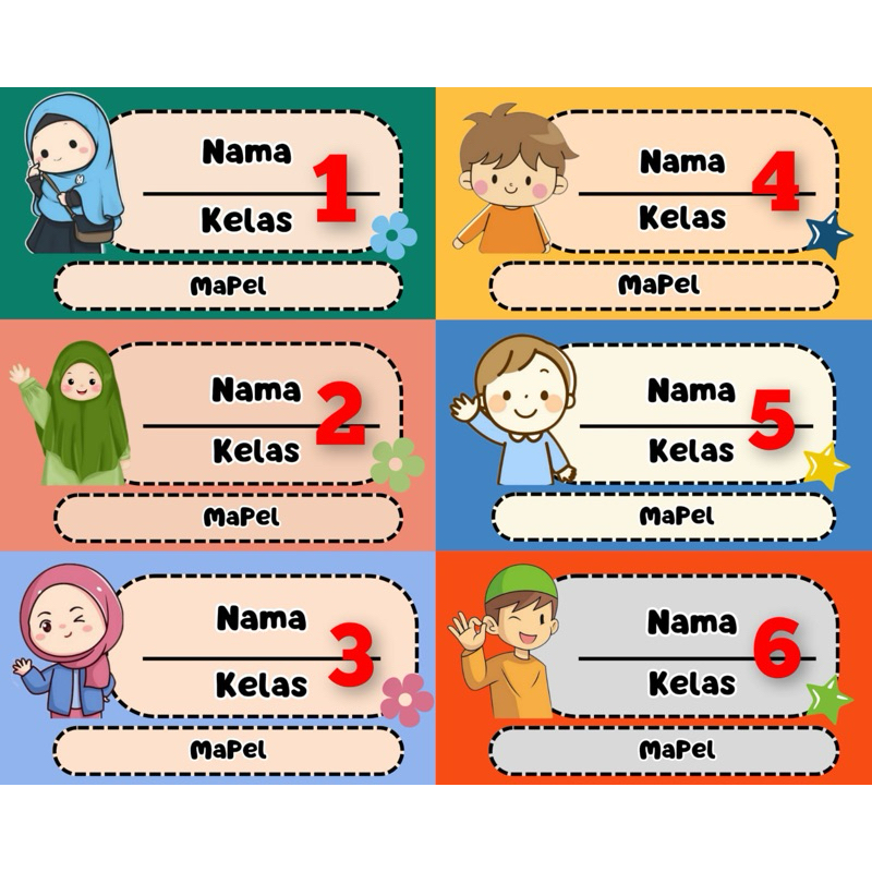 

stiker sampul buku