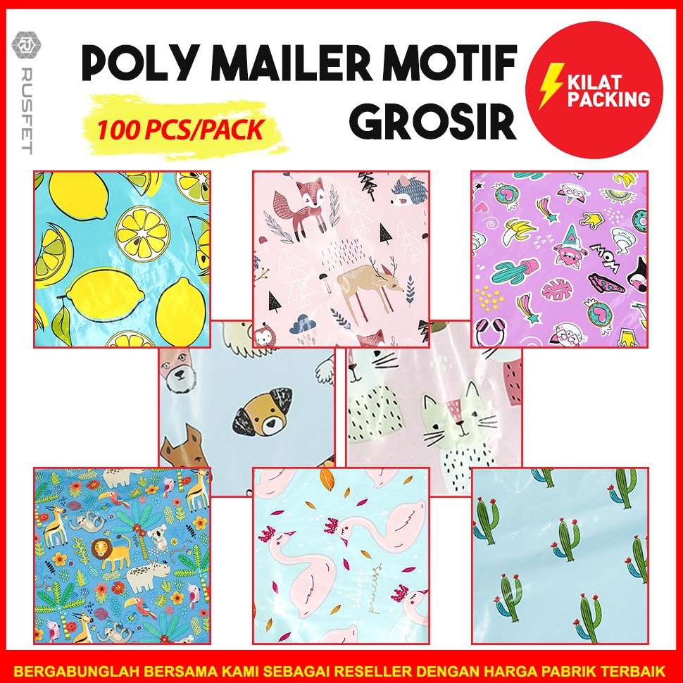 

AMPLOP PLASTIK POLYMAILER RUSFET POLIMAILER QUALITAS DI JAMIN MEMUASKAN MURAH PACK ART Y1R7