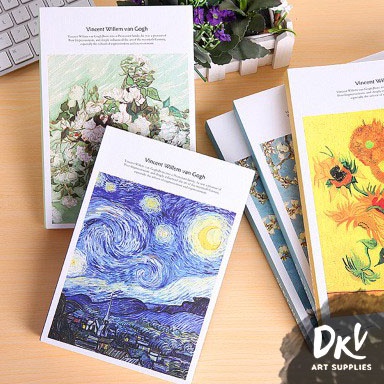 

52 sketch book Sketchbook B5 Vincent Van Gogh Softcover jilid jahit ART V6L7