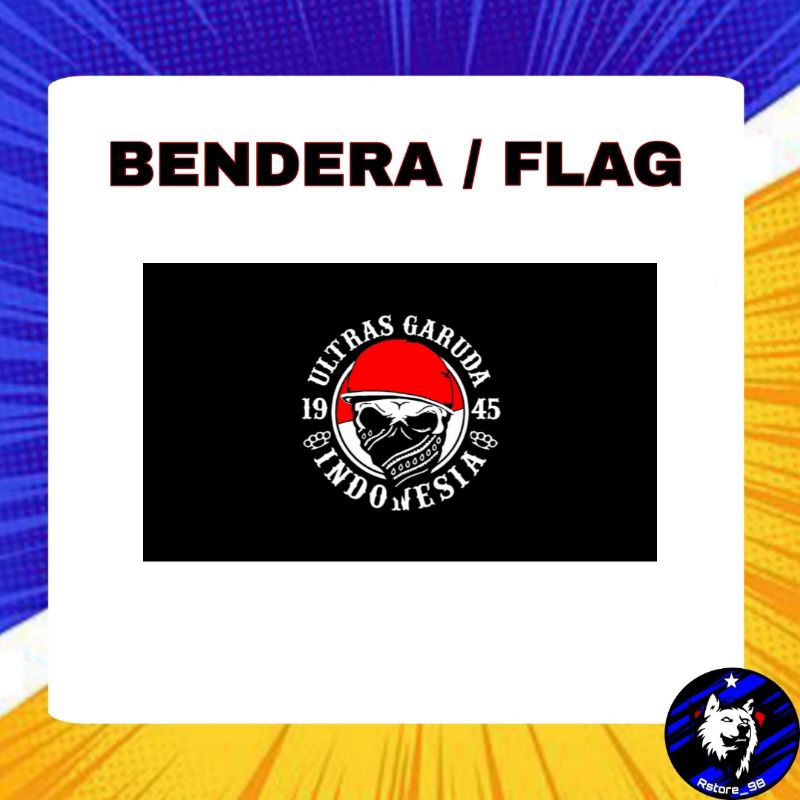 (BEST QUALITY) BENDERA FLAG TIMNAS INDONESIA SUPPORTER FANS ULTRAS GARUDA