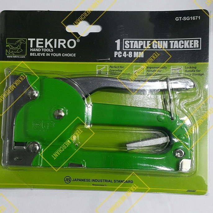 

Tekiro Staple Gun Tacker 48mm Staples tembak gun Taker Stapler tembak ART Z5T7