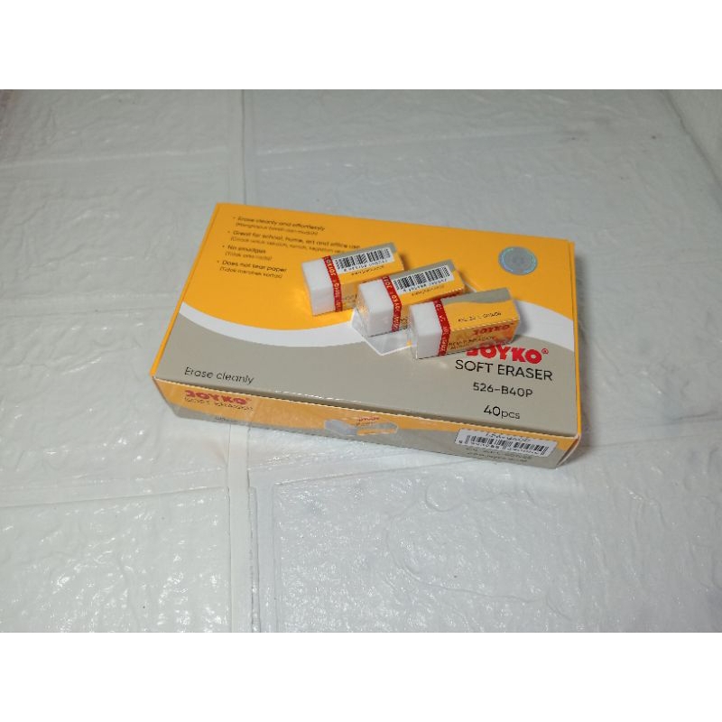 

Penghapus ukuran kecil merk joyko putih | warna