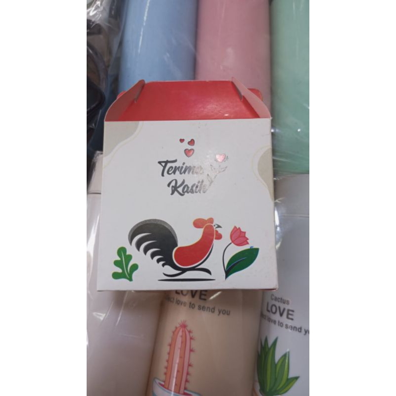 

Box Mangkok Ayam Motif Ayam