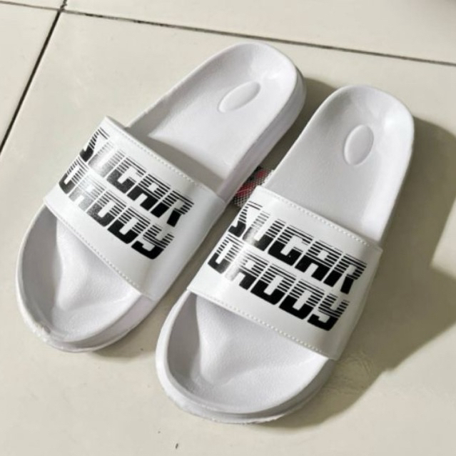 KKY-Sandal Sendal Selop Slop Pria Cowo Slip On Polos Slipper Classic Minimalis Karet Jelly Jeli Suga