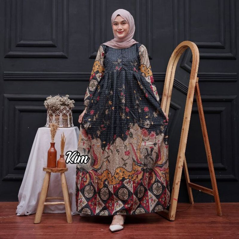 GAMIS BATIK BAJU GAMIS BATIK WANITA ATASAN BATIK WANITA BAJU BATIK WANITA DRESS BATIK WANITA DASTER 