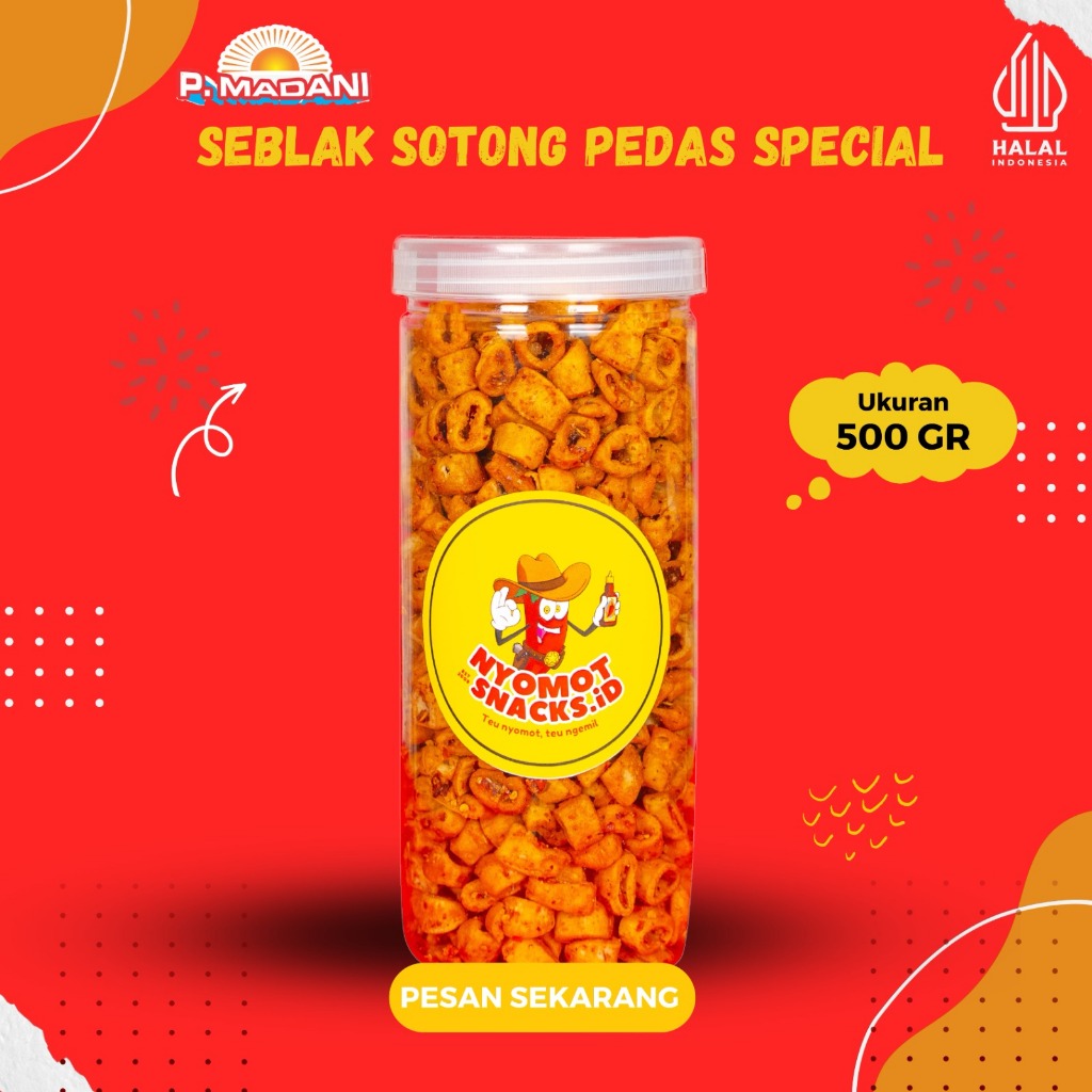 

[SPESIAL THUMBLER] SEBLAK SOTONG PEDAS NYOMOTSNACKSID 500gr