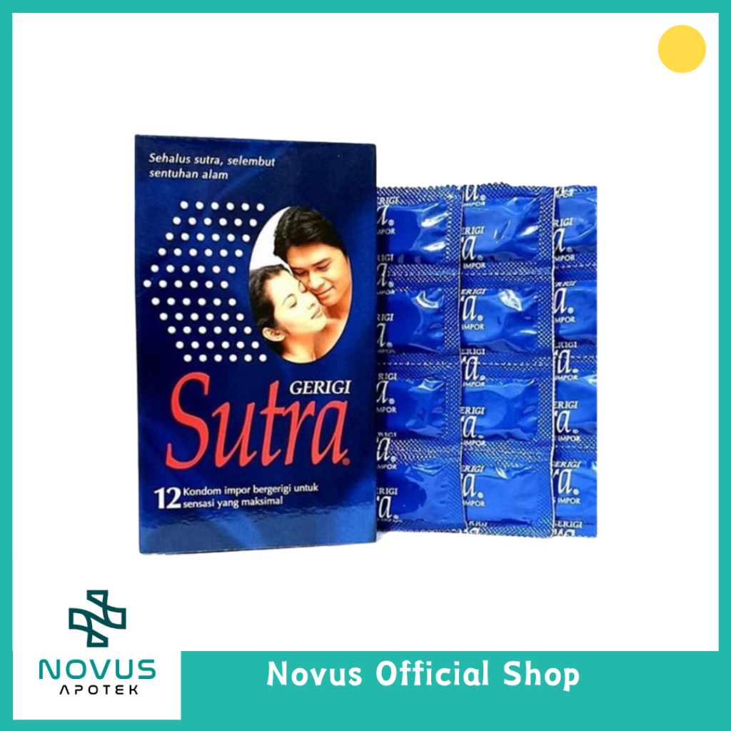 SUTRA Kondom Gerigi 12's - Pengaman / kondom gerigi