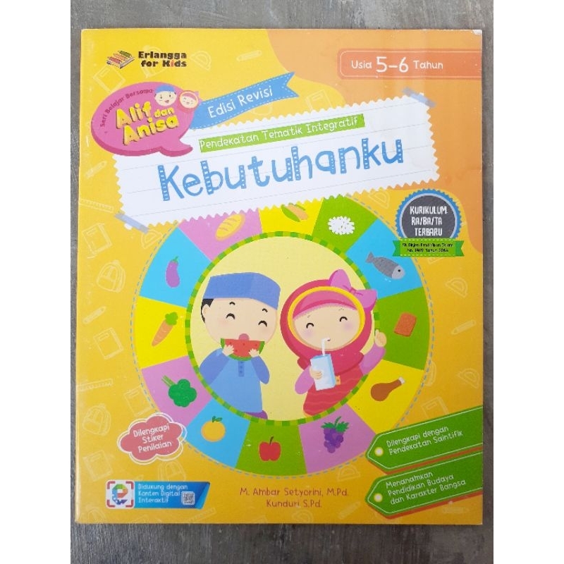 BUKU TEMA KEBUTUHANKU TK B USIA 5-6 TH