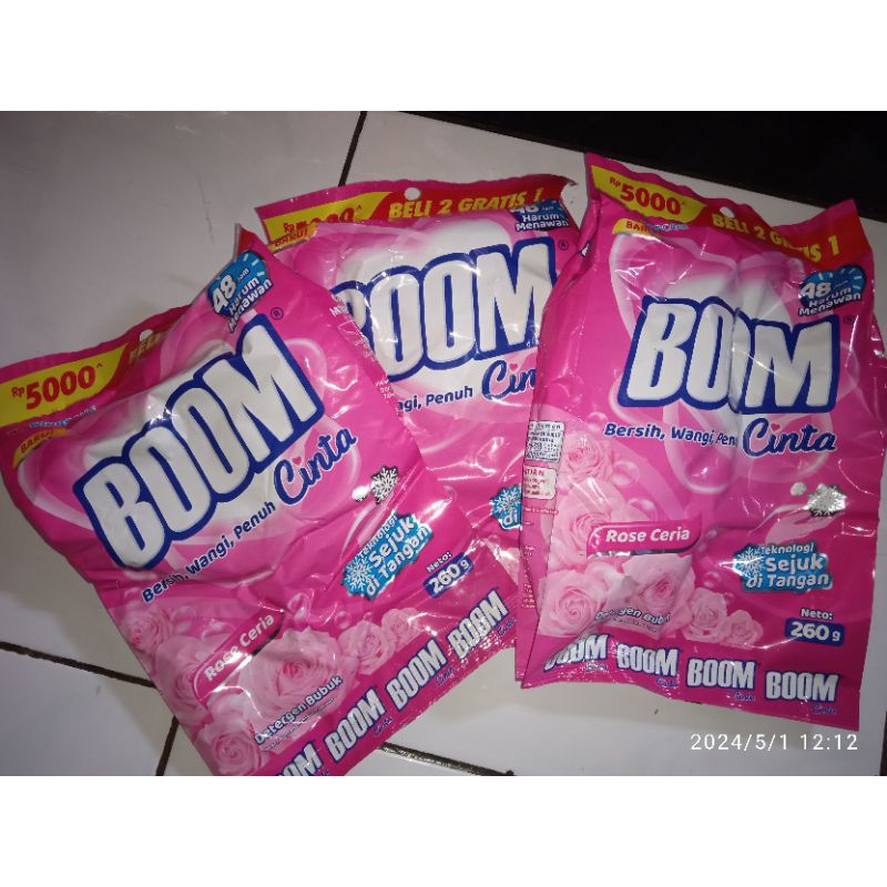 deterjen boom / detergen bubuk boom