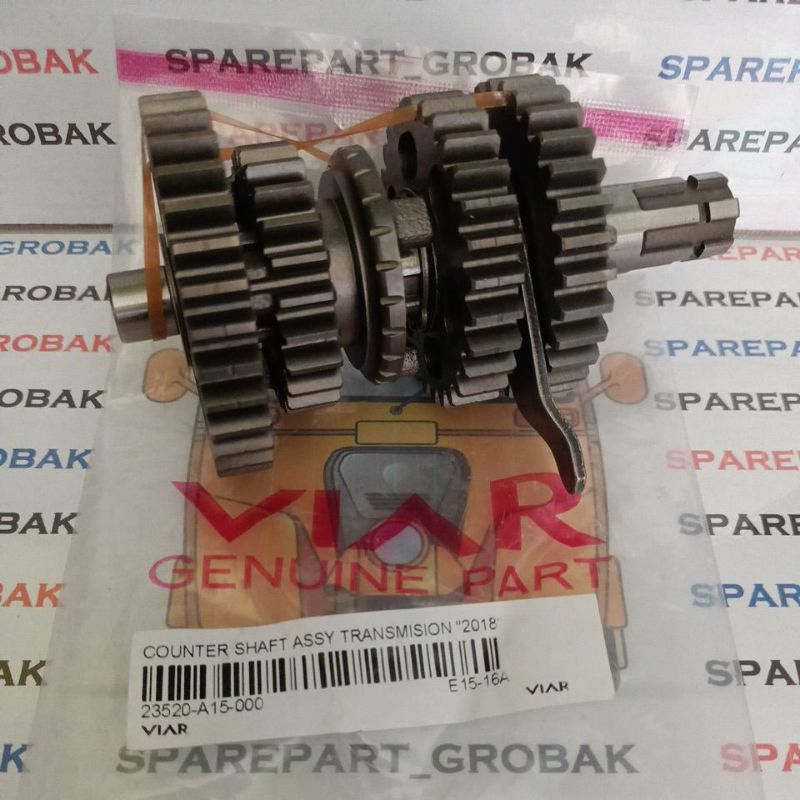 Rasio SET (AS Gir: Countershaft) Motor R4 Viar ATV Razor 150UT, Original