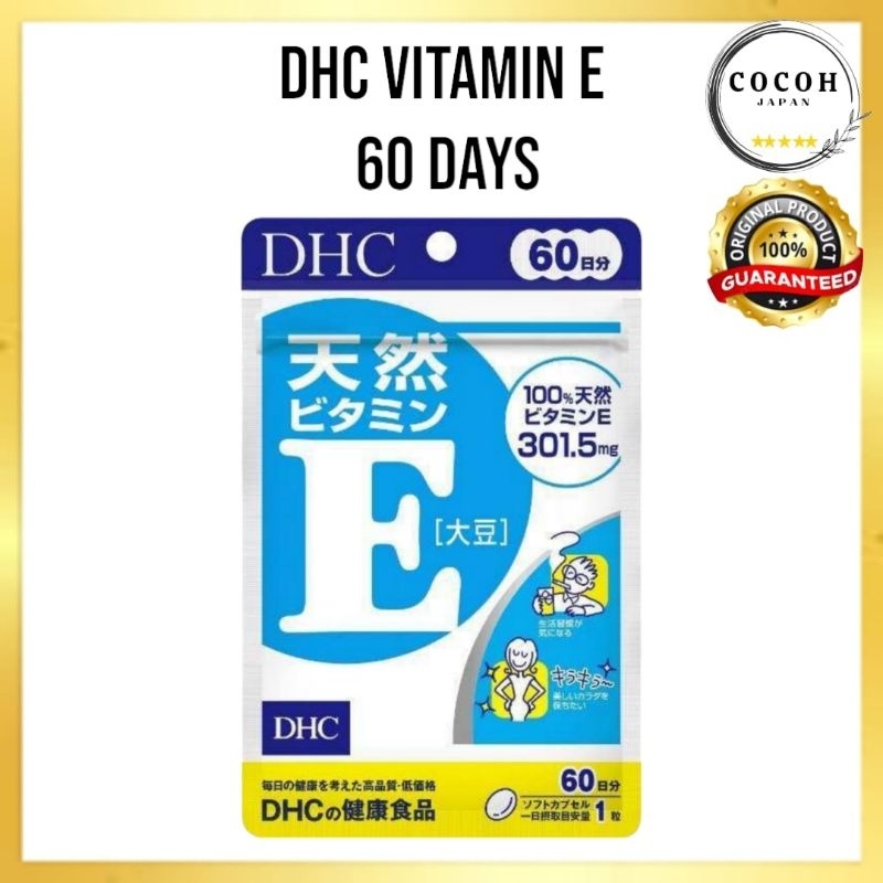 DHC Vitamin E 60 Days 100% Original Jepang