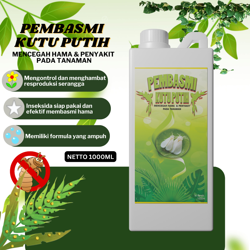 cairan pembasmi kutu putih pada tanaman ampuh dan obat kutu putih