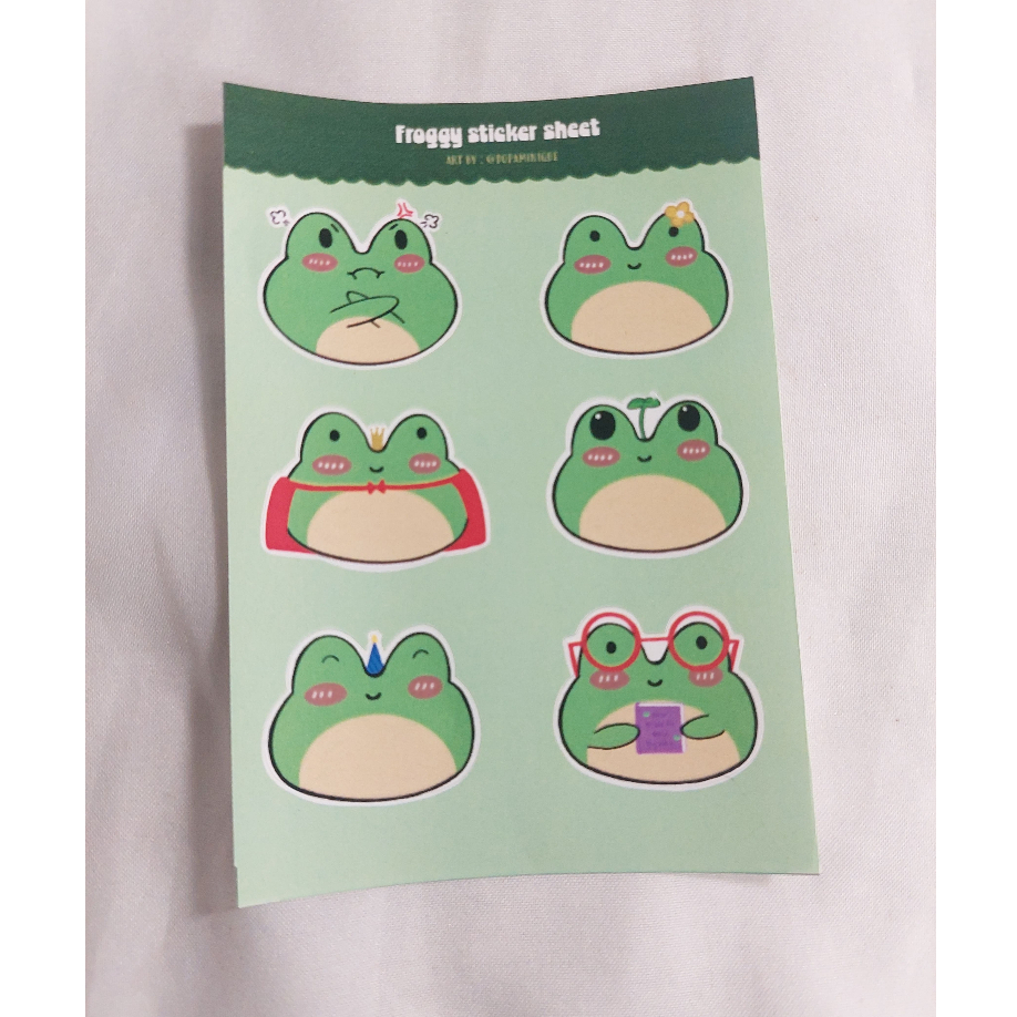 

Sticker froggie stiker vinyl a7