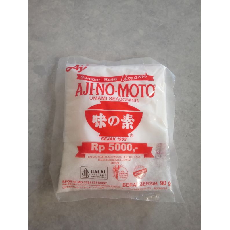 

Ajinomoto kemasan 90 gram