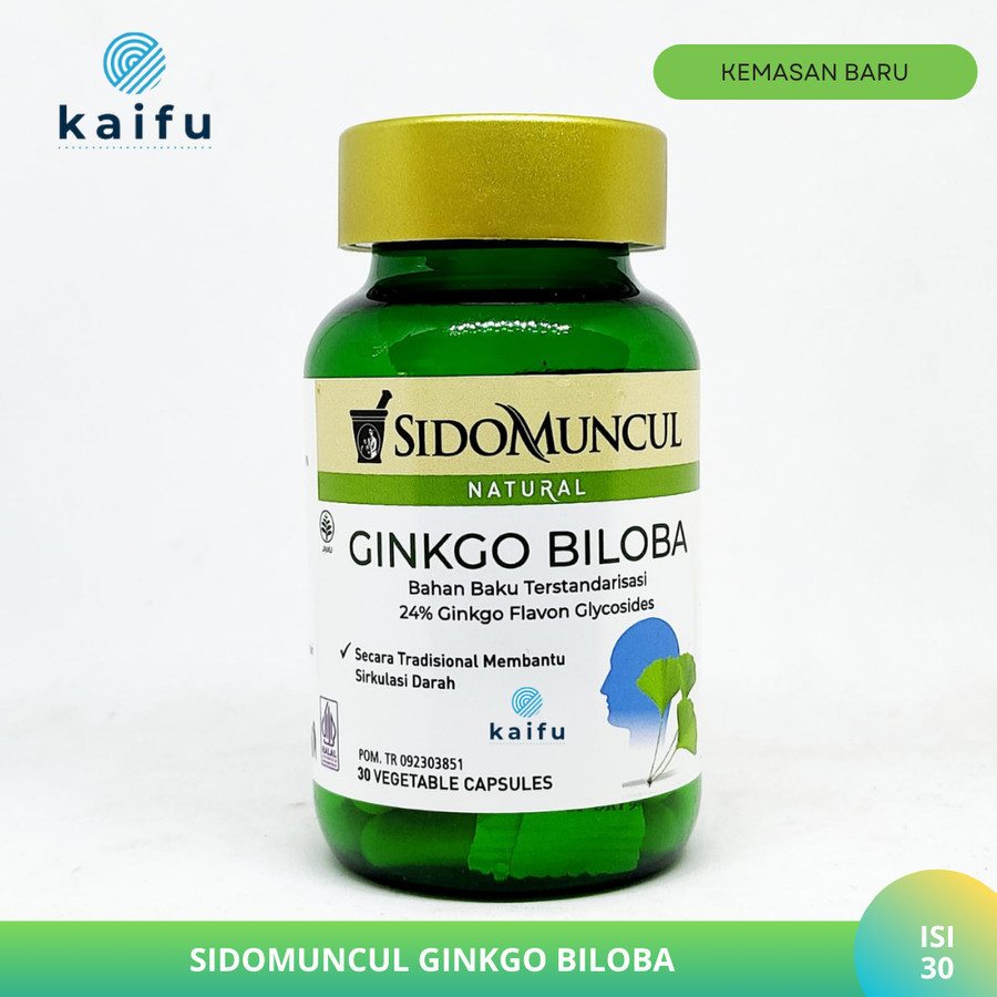 Sidomuncul Herbal Ginkgo Biloba Isi 30 kapsul