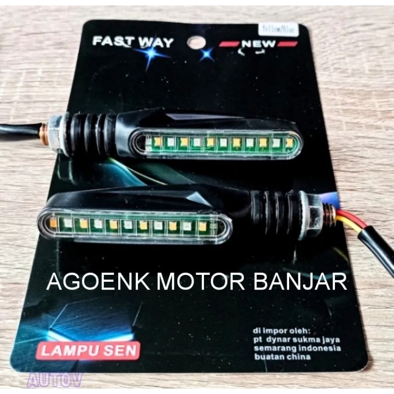 Lampu Sen Sein Variasi Led 2 Warna Model Kecil Yamaha Vixion Cb150 CBR Dll - Universal