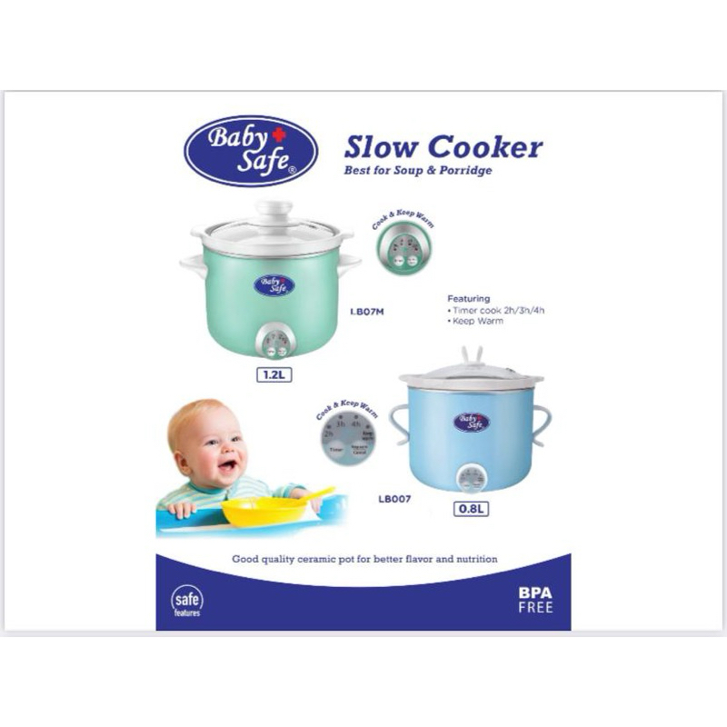 Slow Cooker Baby Safe (Auto On Alat Masak MPASI Bayi)