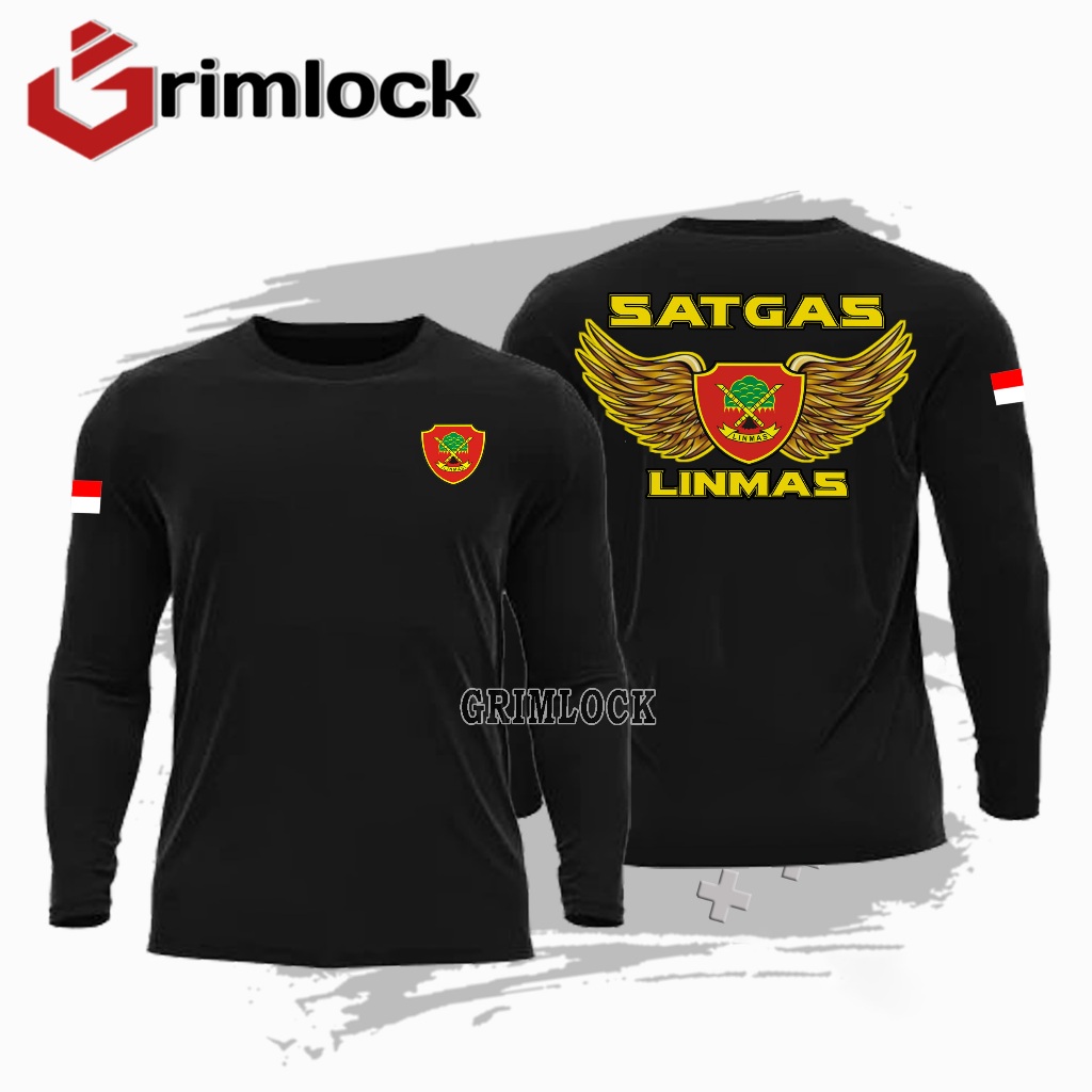 Kaos Satgas Linmas / Tangan Pendek / Tangan Panjang