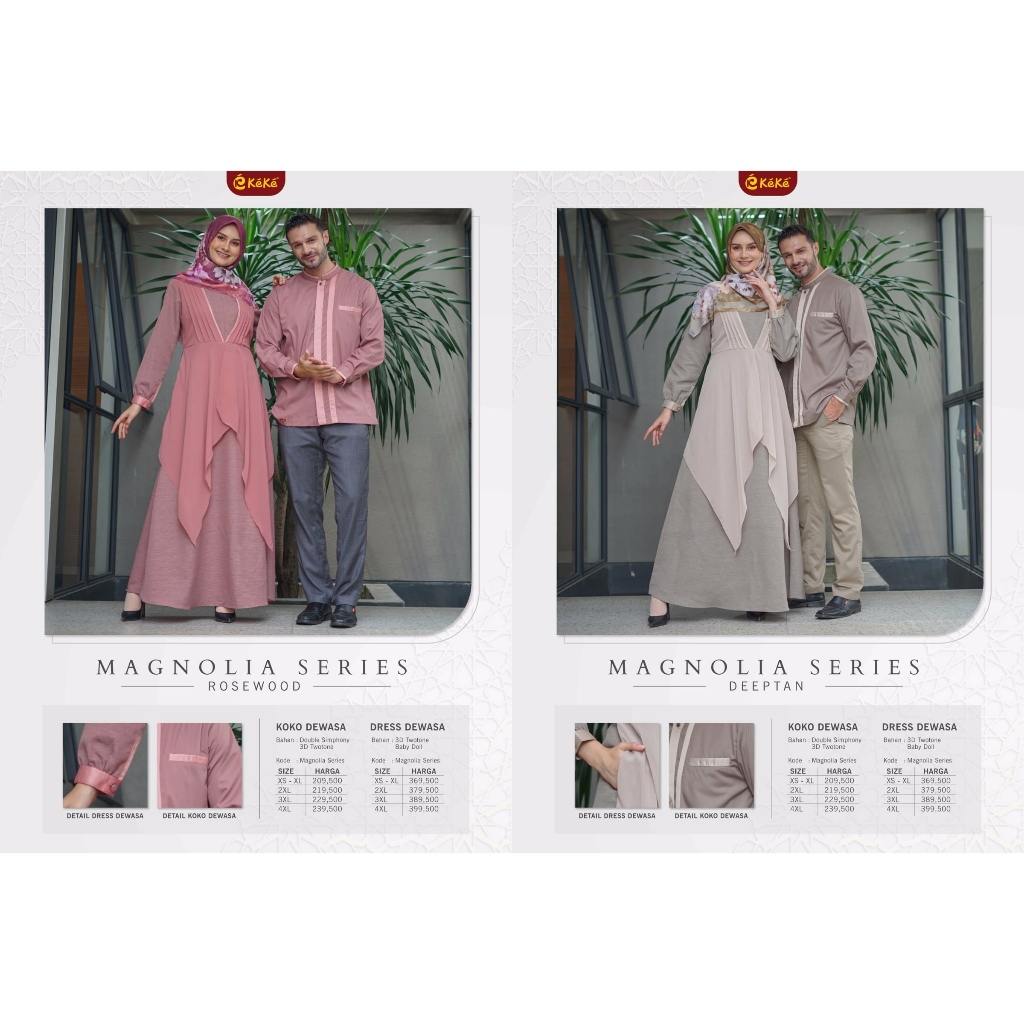 KEKE GAMIS GDK SR MAGNOLIA SERIES - DEPTAN - ROSEWOOD