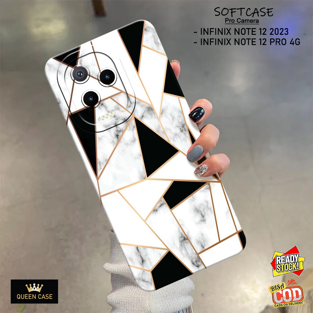 Case Hp INFINIX NOTE 12 2023 , INFINIX NOTE 12 PRO 4G Terbaru - Fashion Case GEOMETRIS - Casing Hp I
