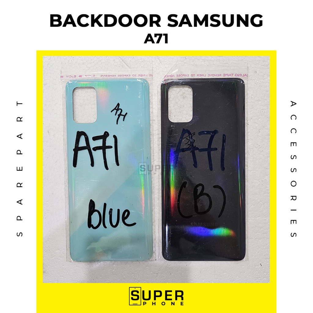 Backdoor back cover SAMSUNG A71 tutup case casing belakang