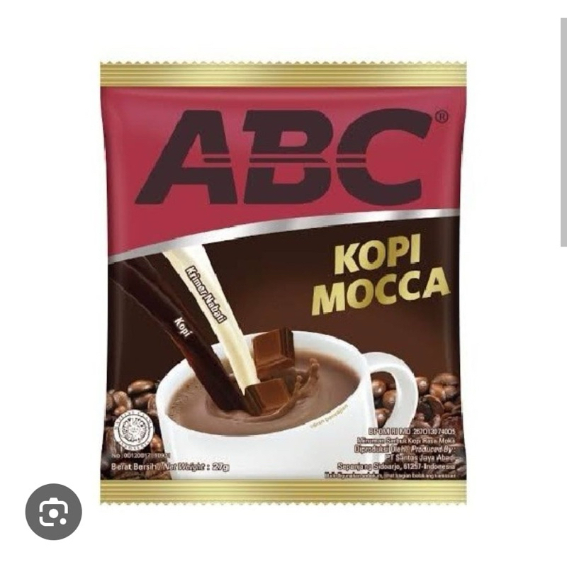 

kopi ABC MOCCA 27 gram renteng