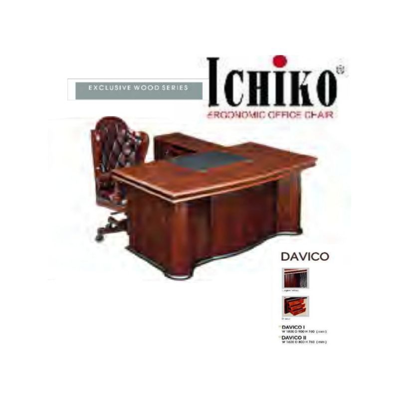 MEJA KANTOR DIREKTUR ICHIKO DAVICO WOOD EXCLUSIVE MEJA KERJA MEJA KERJA KANTOR DIREKSI