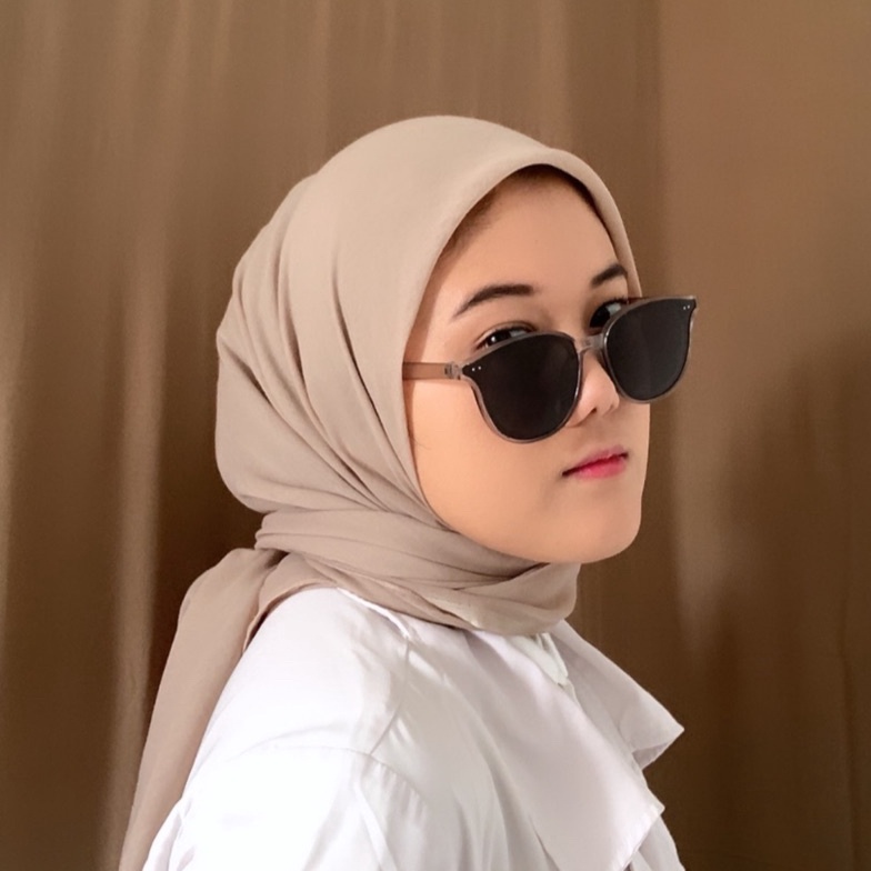 KACAMATA GAYA UNTUK HIJAB SEGI EMPAT  PASHMINA BY DJERAID CODE CLODY ART W7R3