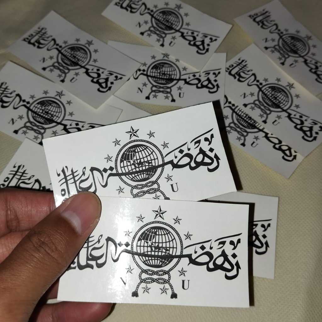 

Stiker Lambang NU Warna Hitam | Stiker | Isi 12 Pcs Cutting