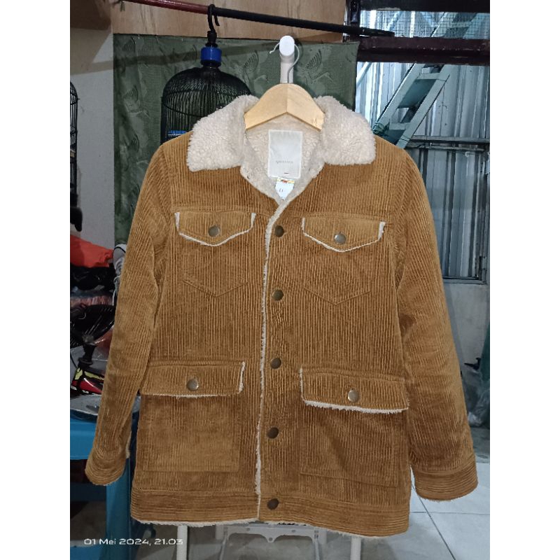 JAKET CORDUROY & SHERPA