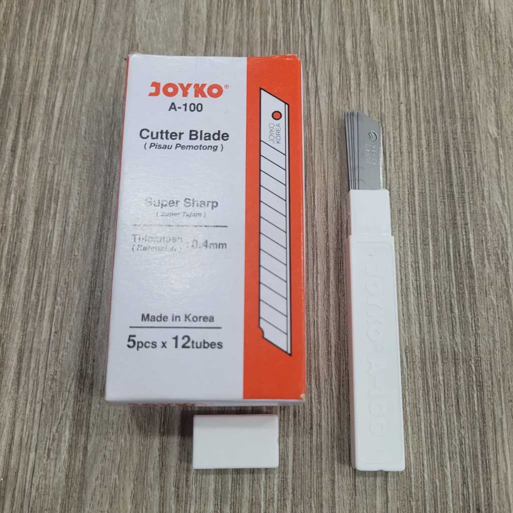 

Isi Cutter / Cutter Blade Refill Joyko A-100 1 Tube 5 Pcs