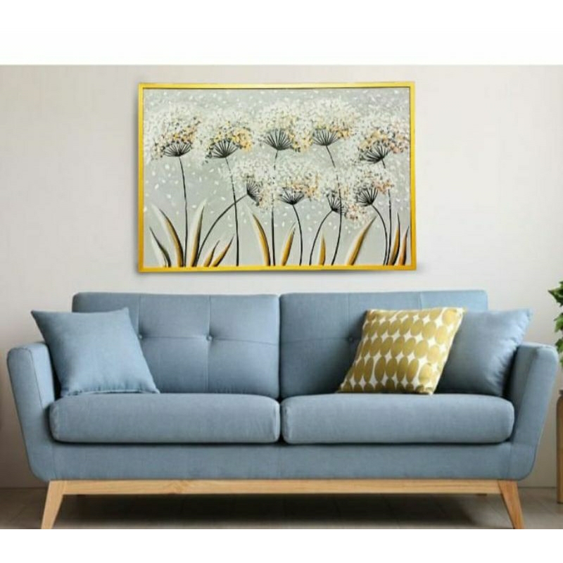 Lukisan bunga modern. 120x80cm