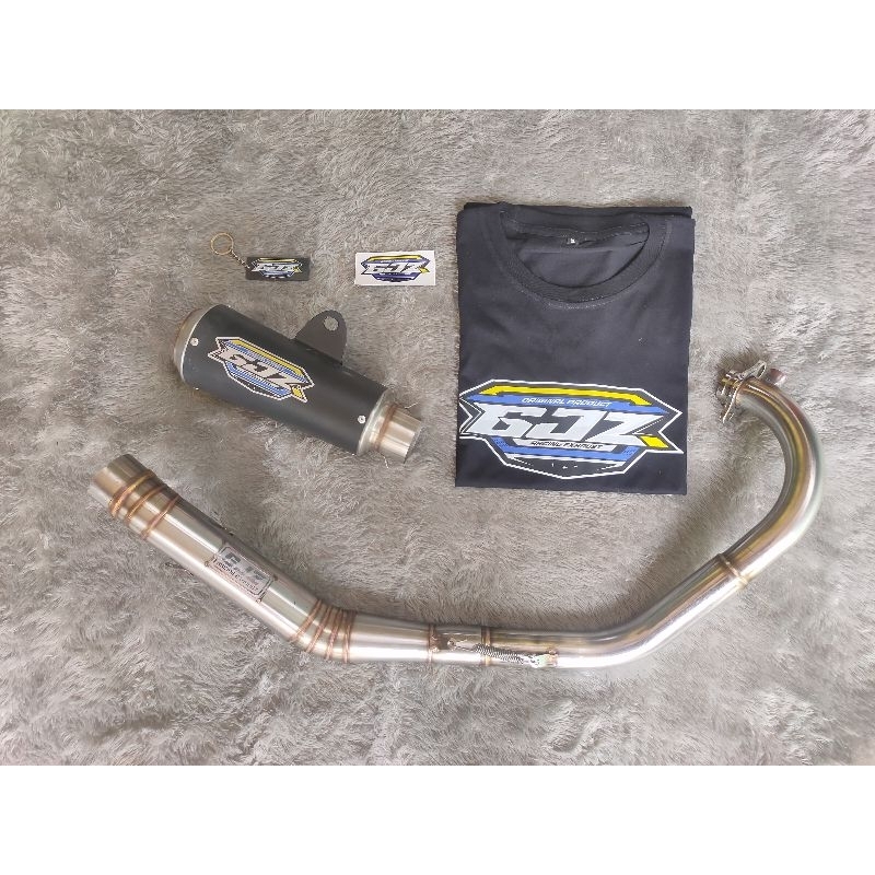 KNALPOT ORIGINAL GJZ RACING EXHAUST VIXION OLD VIXION NEW NVA NVL VIXION ALL NEW
