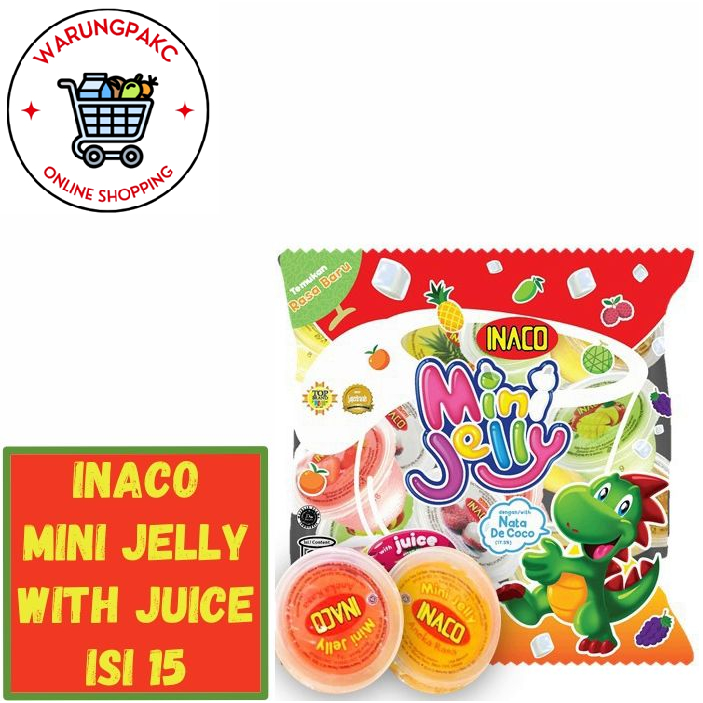 

INACO Mini Jelly isi 15 cups - ( HARGA 1 BUNGKUS ) Exp 29 Apr 2026