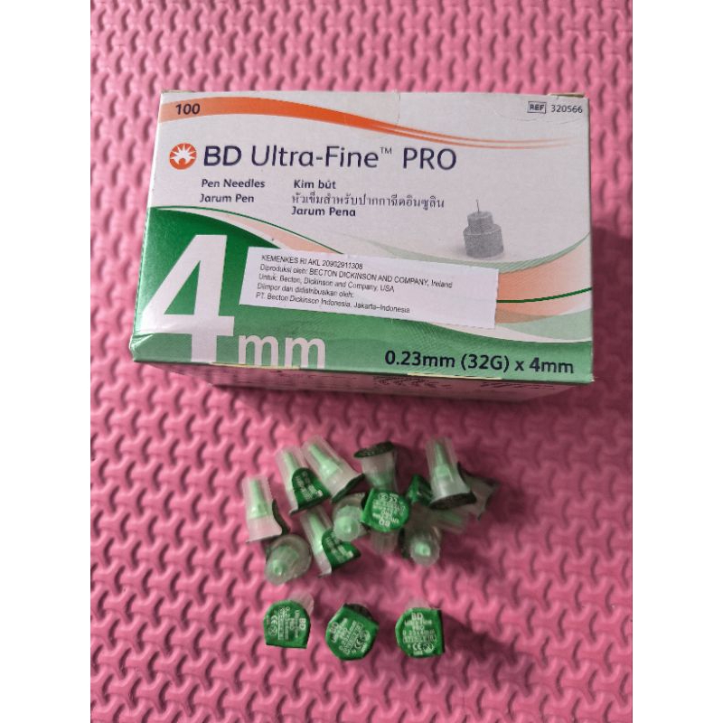 Jarum Insulin BD Microfine Hijau 0.23 (31G) x 4mm