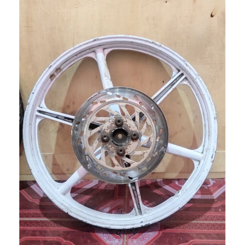 Velg depan Palang 6 For Suzuki Smash Sogun Tornado V bravo Satria Hiu Barang Second Cabutan