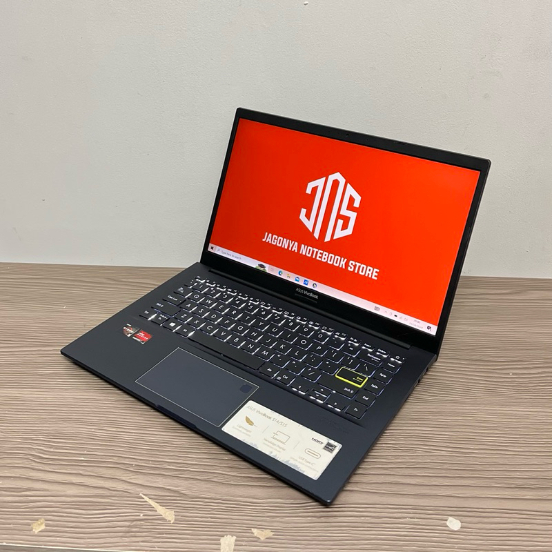 ASUS VIVOBOOK M413DA Ryzen 3 3250U RAM 8GB SSD 512GB Layar 14 IPS FHD