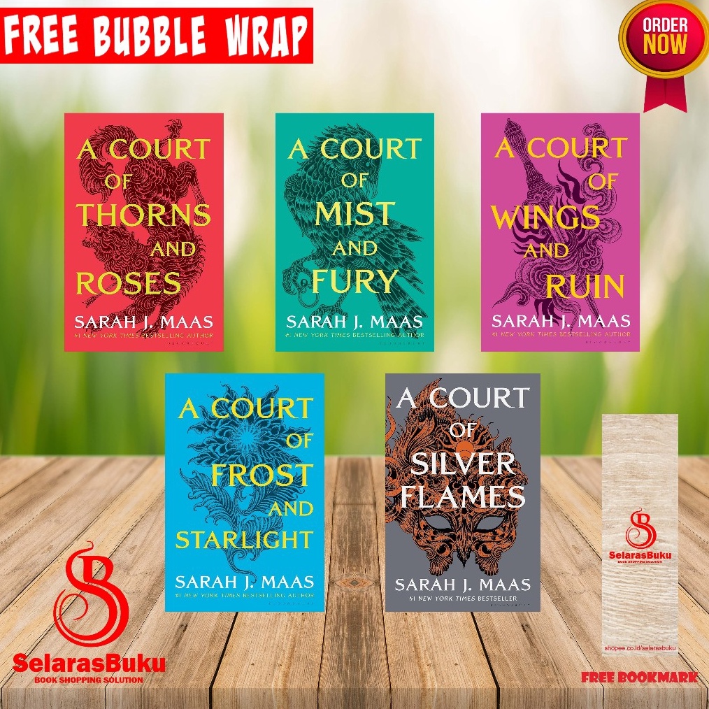 ENGLISH A Court of Thorns and RosesA Court of Silver FlamesA Court of Frost and StarlightA Court of 