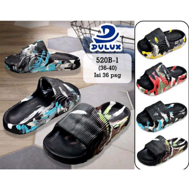 SENDAL SELOP DULUX PRIA/SENDAL SLOP ANAK DEWASA LORENG/SENDAL SLOP PRIA ADILATE DEWASA