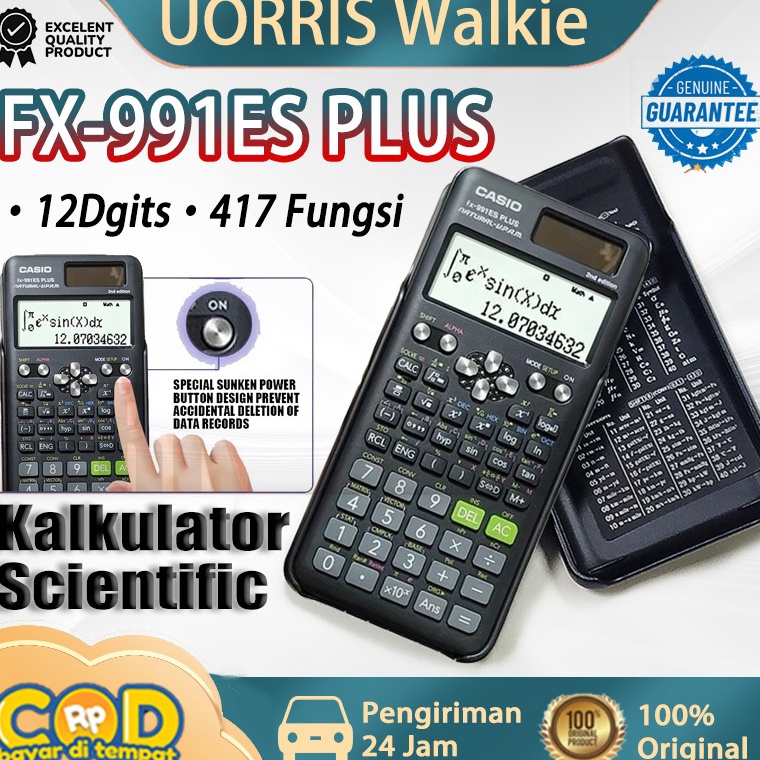 

Kalkulator Scientific Casio ilmiah FX991ESPlusFX991EX Kalkulator Casio Scientific Calculator Portable Rechargeable Calculator 417 Various Functions Dukungan Untuk Muatan Surya ART N3Y4