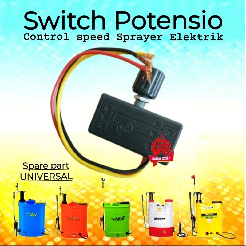 Potensio tangki sprayer semprot elektrik / Potensio pengatur tekanan pompa semprotan hama elektrik