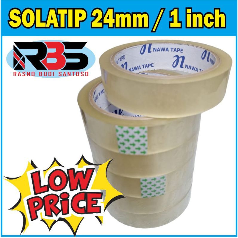 

6PCS LAKBAN BENING 24mm x 72 YARD