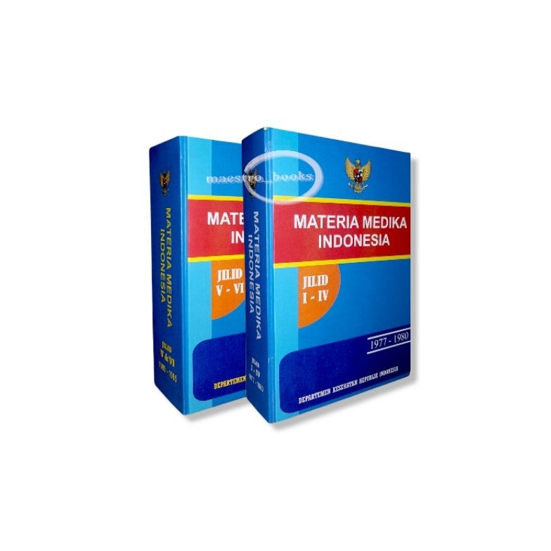 Materia Medika Indonesia  MMI  paket 2 buku jilid 1  6 jual per buku ART B1P5